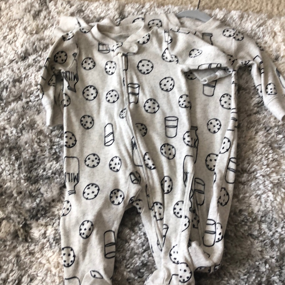 Carters Milk & Cookies Coveralls